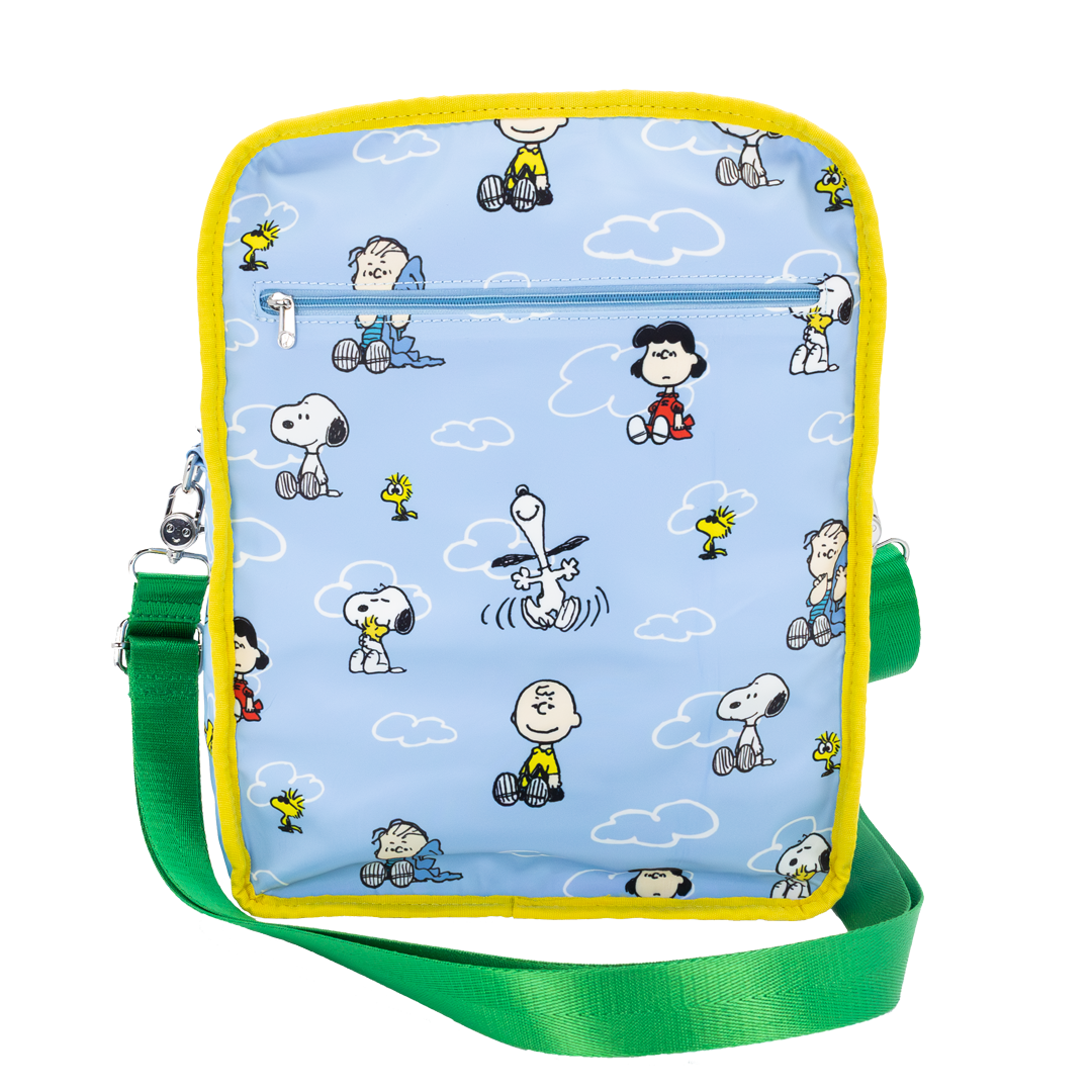 Peanuts 75th Anniversary Color Block Denim & Canvas Convertible Bag