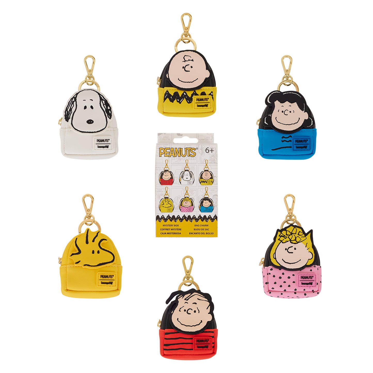 Woodstock Mini Backpack Keychain Charm