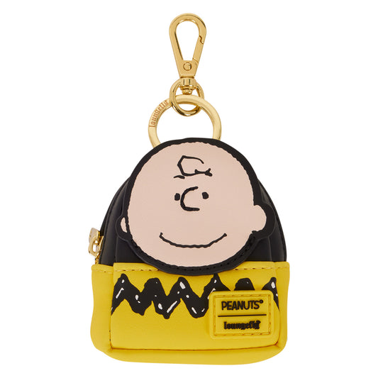 Charlie Brown Mini Backpack Keychain Charm