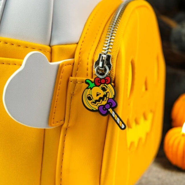 Sanrio Hello Kitty Holding Pumpkin Glow-In-The-Dark Cosplay Mini Backpack