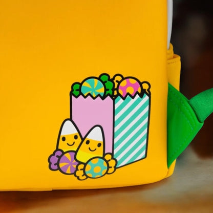 Sanrio Hello Kitty Holding Pumpkin Glow-In-The-Dark Cosplay Mini Backpack