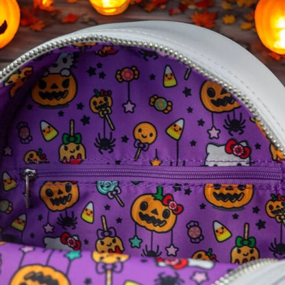 Sanrio Hello Kitty Holding Pumpkin Glow-In-The-Dark Cosplay Mini Backpack
