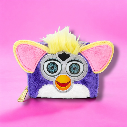 Furby Plush Cosplay Lenticular Zip Around Wallet