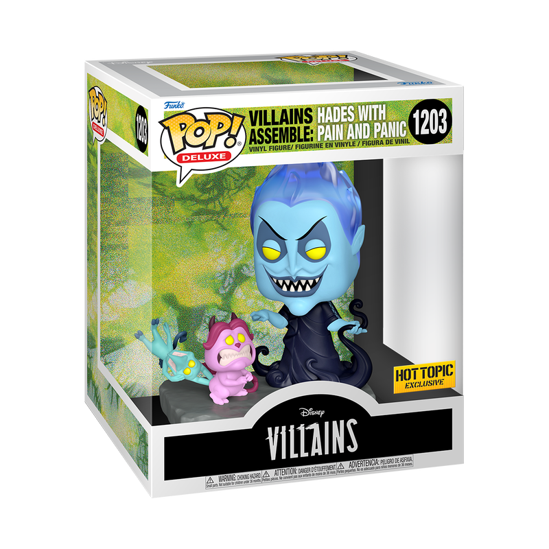 Pop! Deluxe Villains Assemble: Hades with Pain and Panic