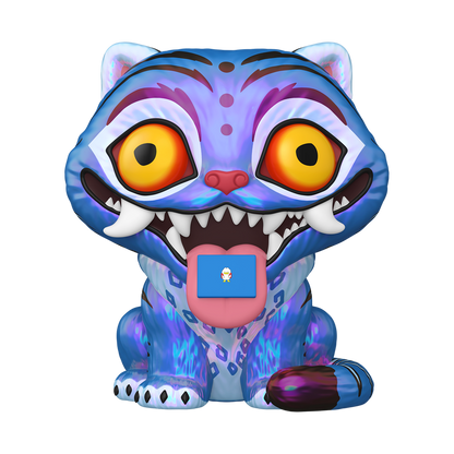 KPop Demon Hunters Derpy Tiger Jumbo 10-Inch Funko Pop! Vinyl Figure #2534