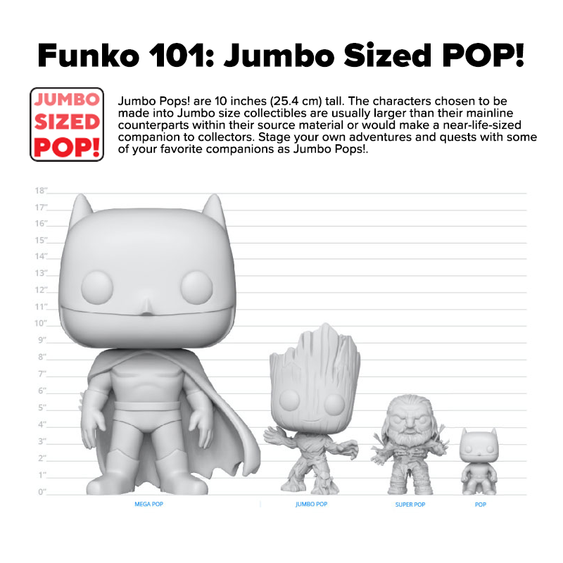 KPop Demon Hunters Derpy Tiger Jumbo 10-Inch Funko Pop! Vinyl Figure #2534