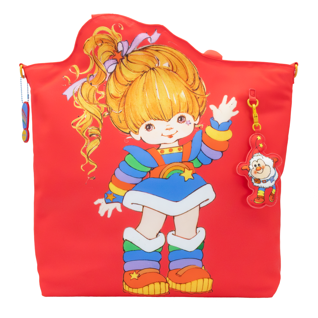 Rainbow Brite Puffy Nylon Die Cut Tote Bag