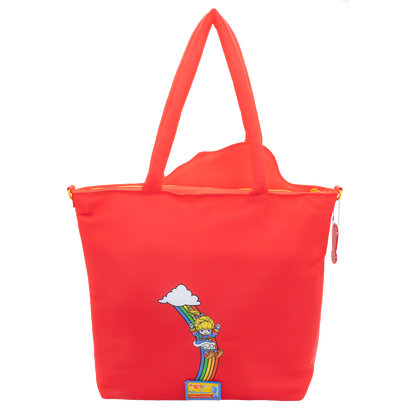 Rainbow Brite Puffy Nylon Die Cut Tote Bag