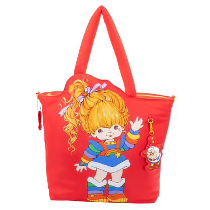 Rainbow Brite Puffy Nylon Die Cut Tote Bag