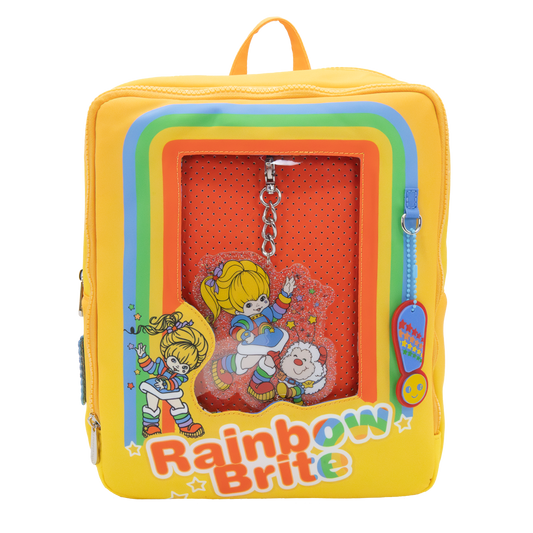 Rainbow Brite Vintage Box Pin Trading Backpack
