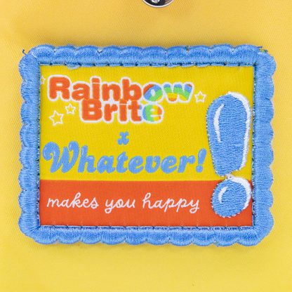 Rainbow Brite Vintage Box Pin Trading Backpack