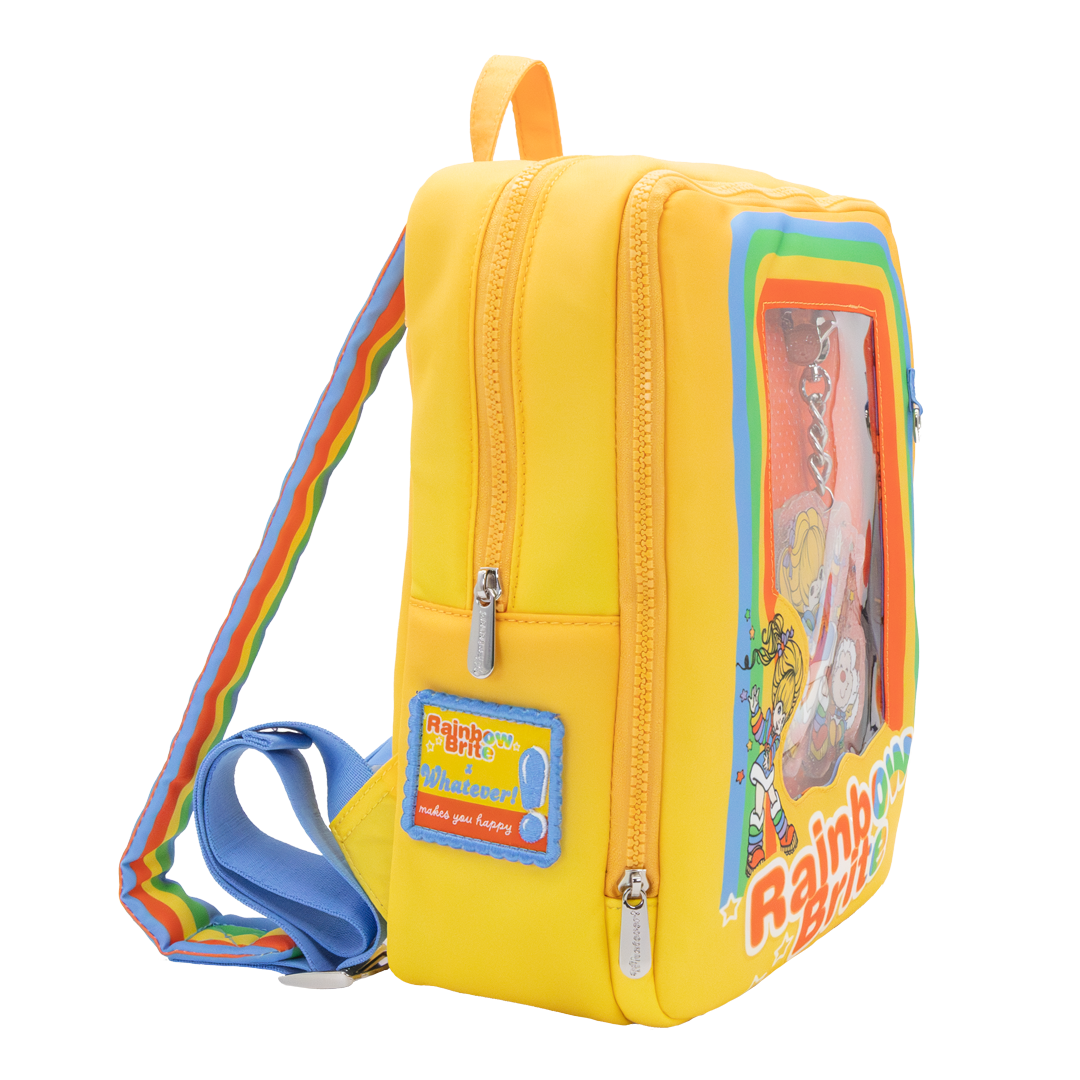Rainbow Brite Vintage Box Pin Trading Backpack