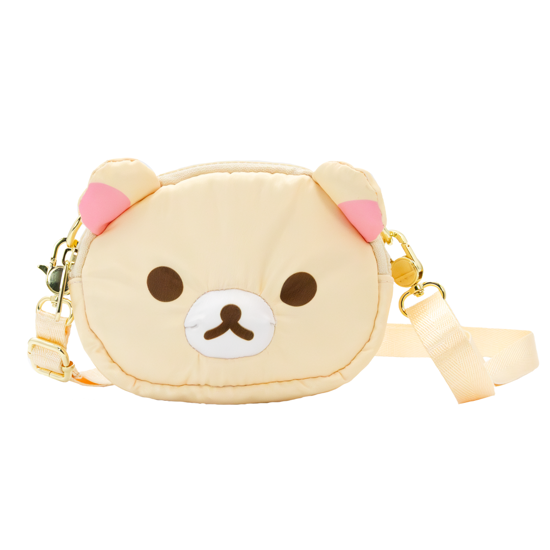 Rilakkuma Kirolakkuma Padded Nylon Mini Crossbody Bag