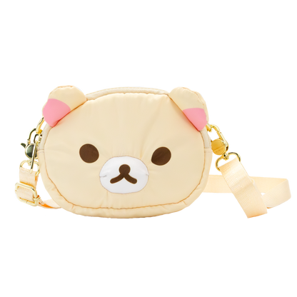 Rilakkuma Kirolakkuma Padded Nylon Mini Crossbody Bag