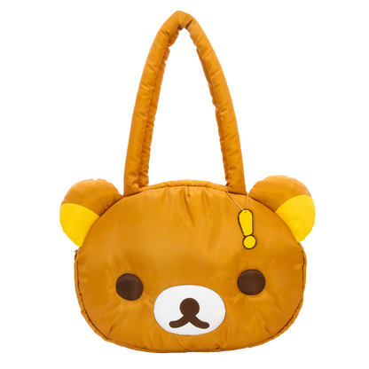 Rilakkuma Head Padded Nylon Tote Bag