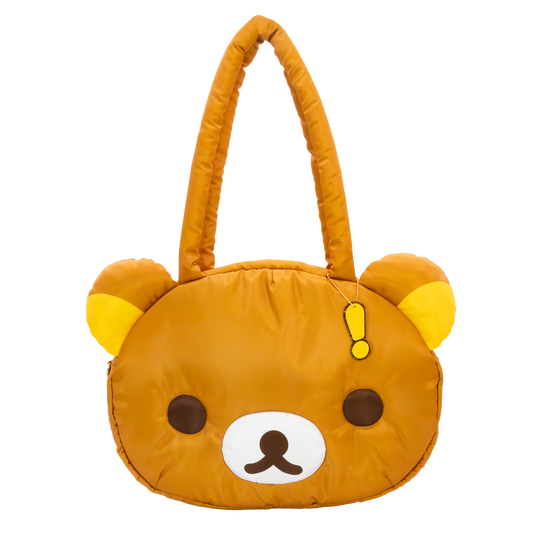 Rilakkuma Head Padded Nylon Tote Bag