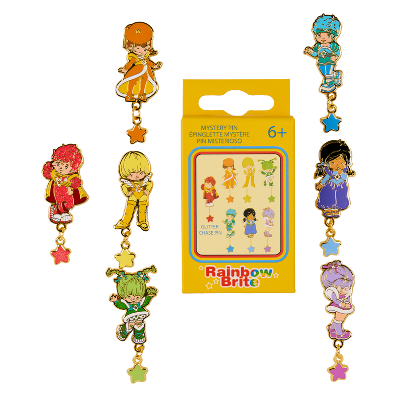 LA LA ORANGE Rainbow Brite™ The Color Kids Star Charm Mystery Box Pin