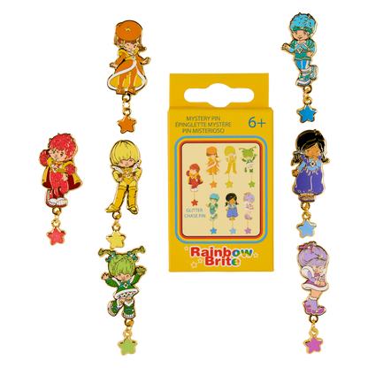 LA LA ORANGE Rainbow Brite™ The Color Kids Star Charm Mystery Box Pin