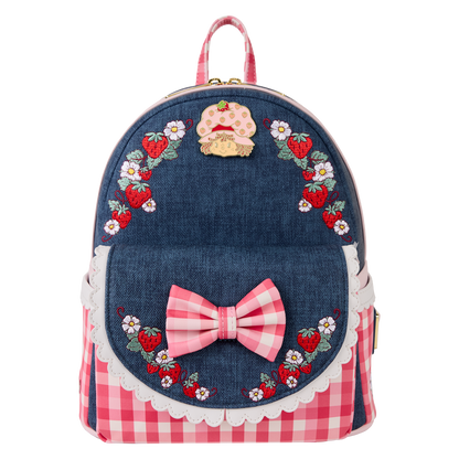 STRAWBERRY SHORTCAKE FAUX DENIM MINI BACKPACK