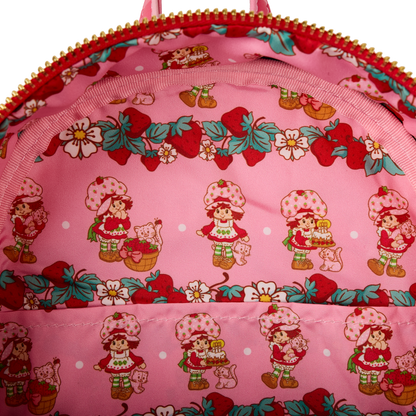 STRAWBERRY SHORTCAKE FAUX DENIM MINI BACKPACK