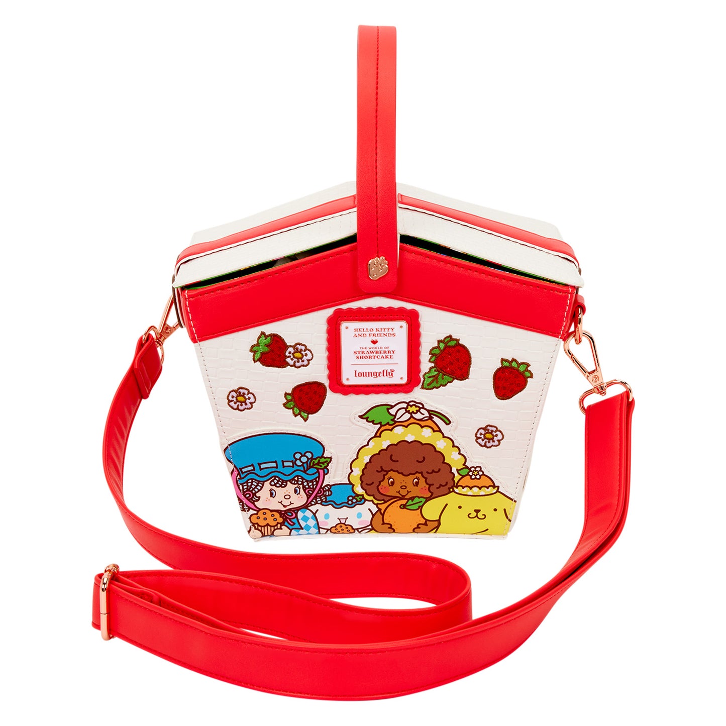 Sanrio Hello Kitty & Friends x Strawberry Shortcake Scented Figural Basket Crossbody Bag