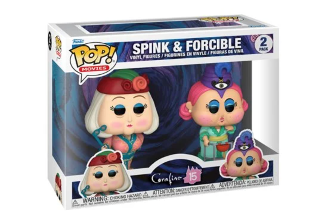 Coraline 15th Anniversary Spink and Forcible Funko Pop! Vinyl Figure 2-Pack