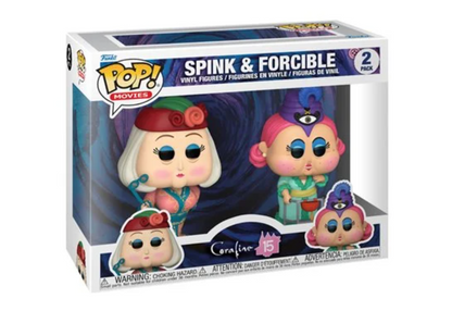 Coraline 15th Anniversary Spink and Forcible Funko Pop! Vinyl Figure 2-Pack