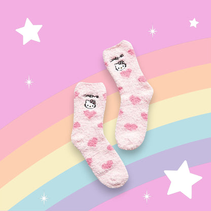 Hello Kitty Sweet Heart Sole Soft Infused Cozy Socks
