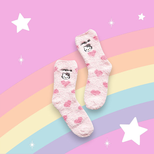 Hello Kitty Sweet Heart Sole Soft Infused Cozy Socks