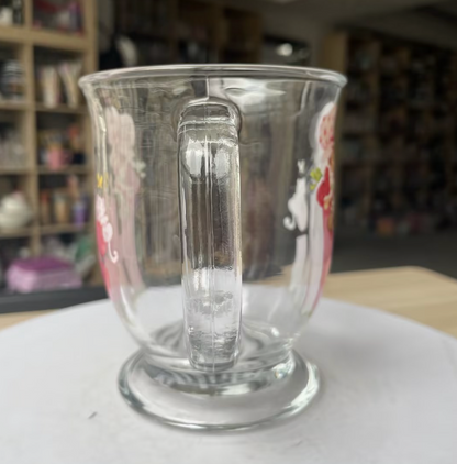 Strawberry Shortcake & Custard Sit Hi 15oz Footed Base Glass