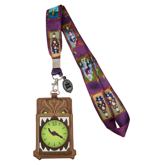 Haunted Mansion Stretching Room Portraits Lanyard With Card Holder