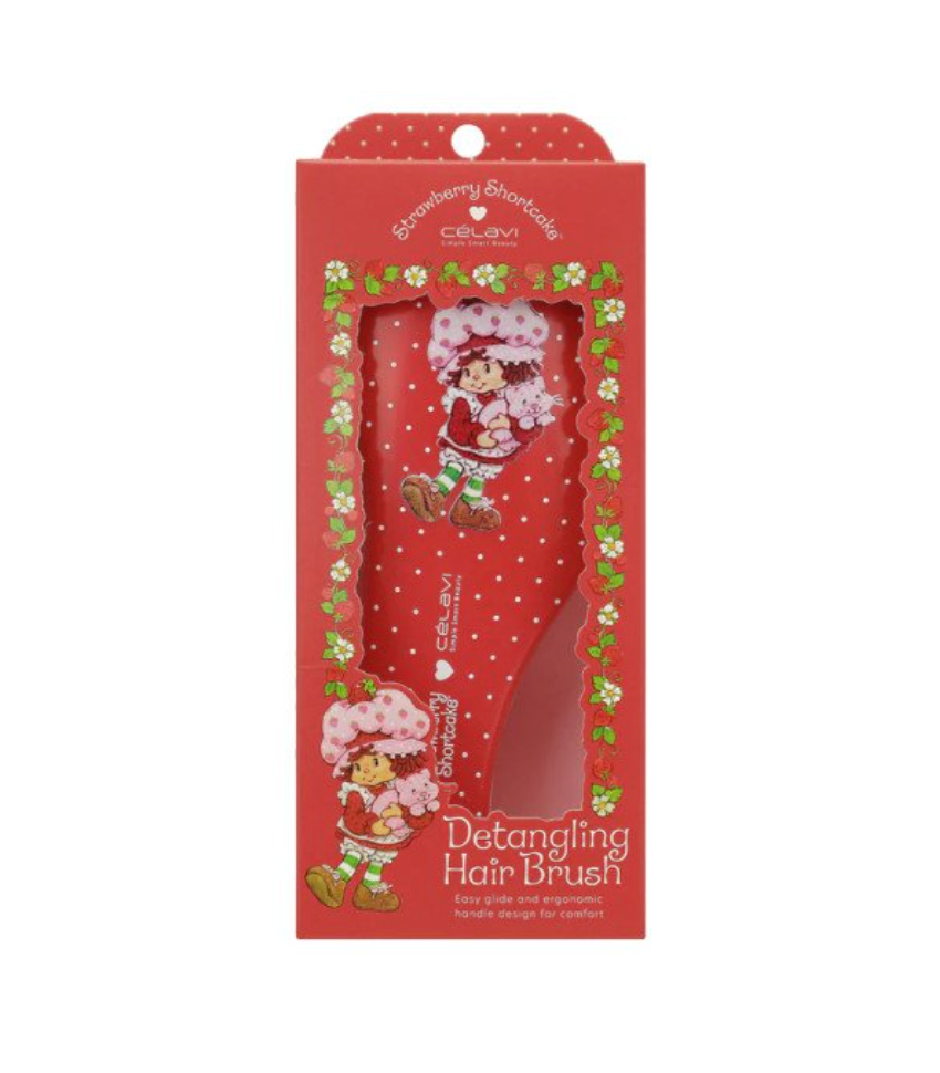 Celavi Strawberry Shortcake Detangling Hair Brush