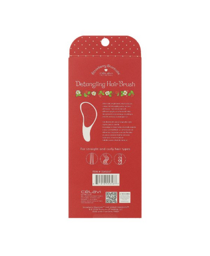Celavi Strawberry Shortcake Detangling Hair Brush