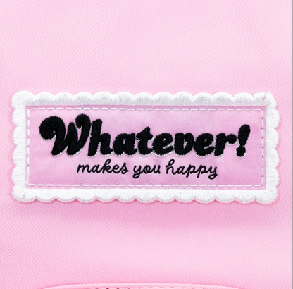 Whatever! Makes You Happy Pink Emotional Support Trinket Bag