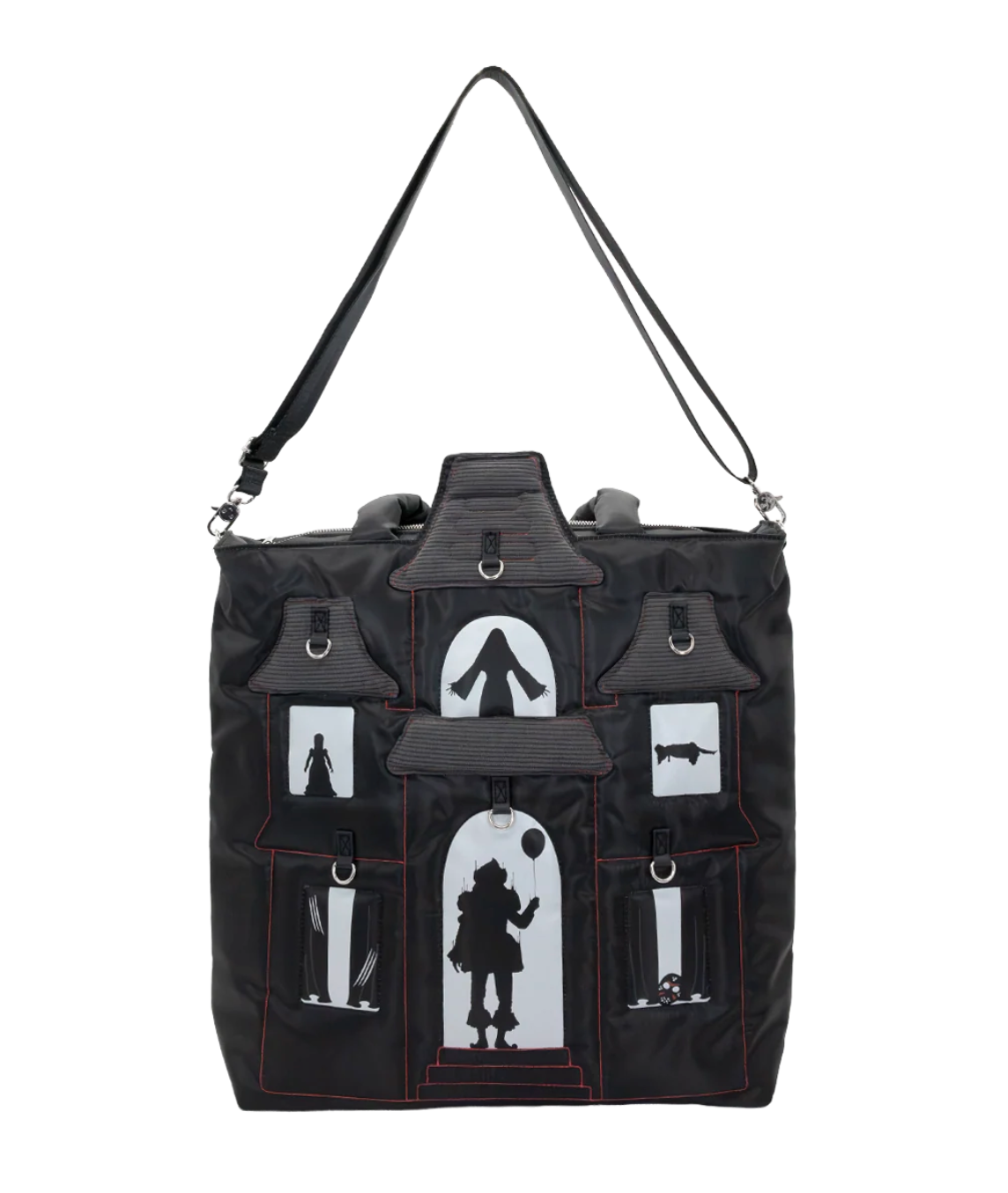 WB Horror House Oversized Padded Tote Bag