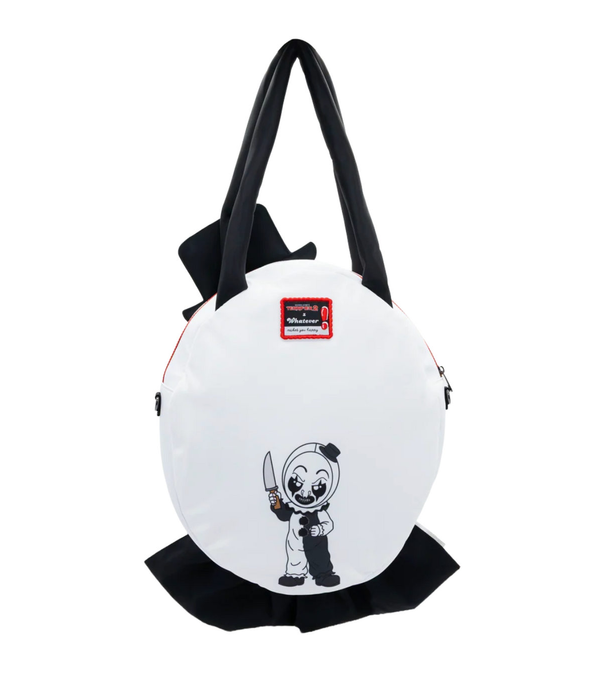 Terrifier 2 Art the Clown Oversized Head Nylon Tote Bag