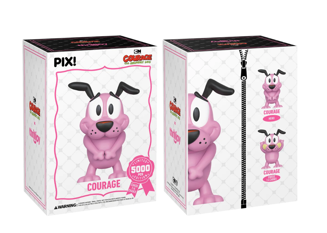 Courage the Cowardly Dog Pix! Vinyl Figure: Nowhere's Protector