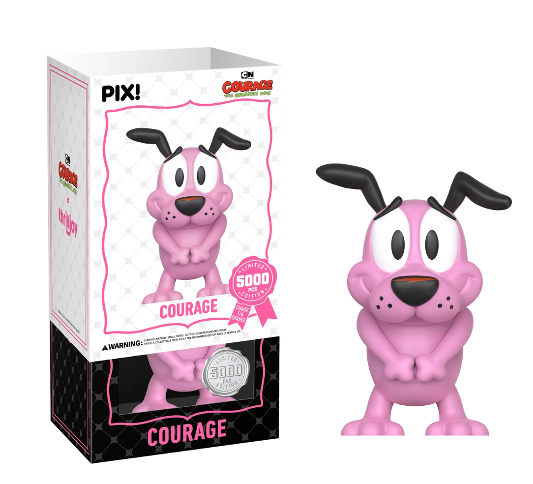 Courage the Cowardly Dog Pix! Vinyl Figure: Nowhere's Protector