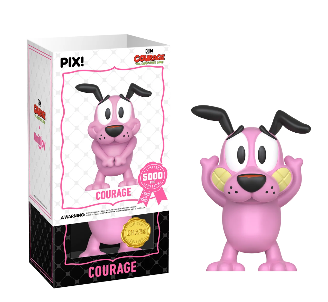 Courage the Cowardly Dog Pix! Vinyl Figure: Nowhere's Protector