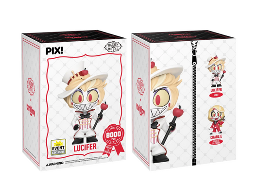 Hazbin Hotel Lucifer Pix! Vinyl Figure - 2026 Convention Exclusive