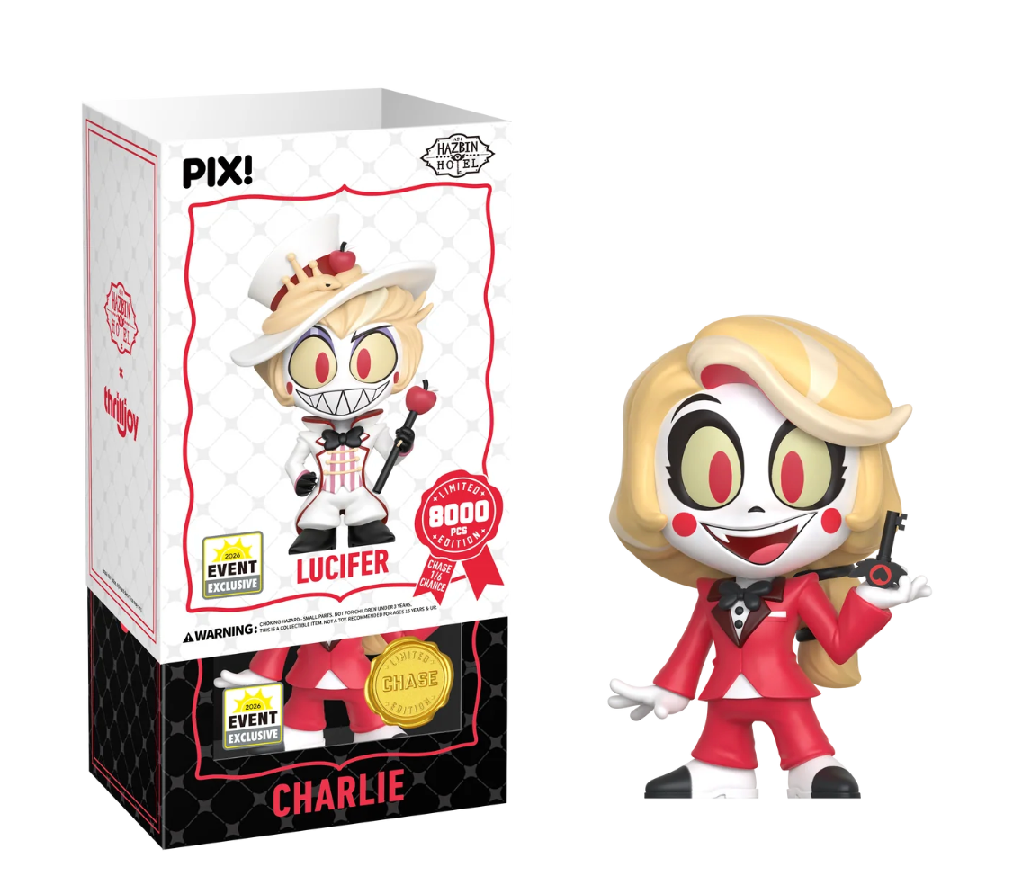 Hazbin Hotel Lucifer Pix! Vinyl Figure - 2026 Convention Exclusive