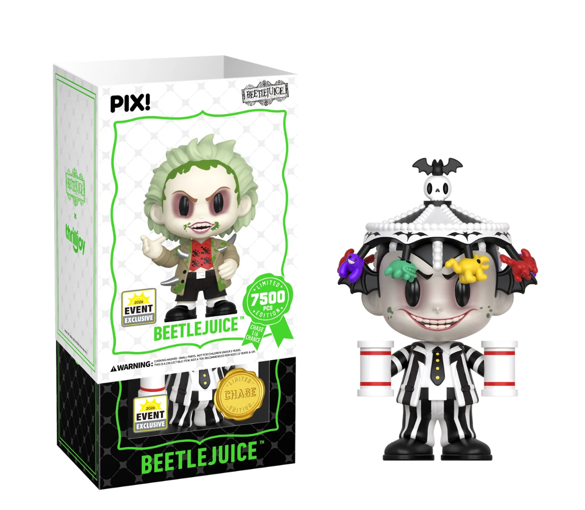 Beetlejuice (Spike) Pix! Vinyl Figure - 2026 Convention Exclusive