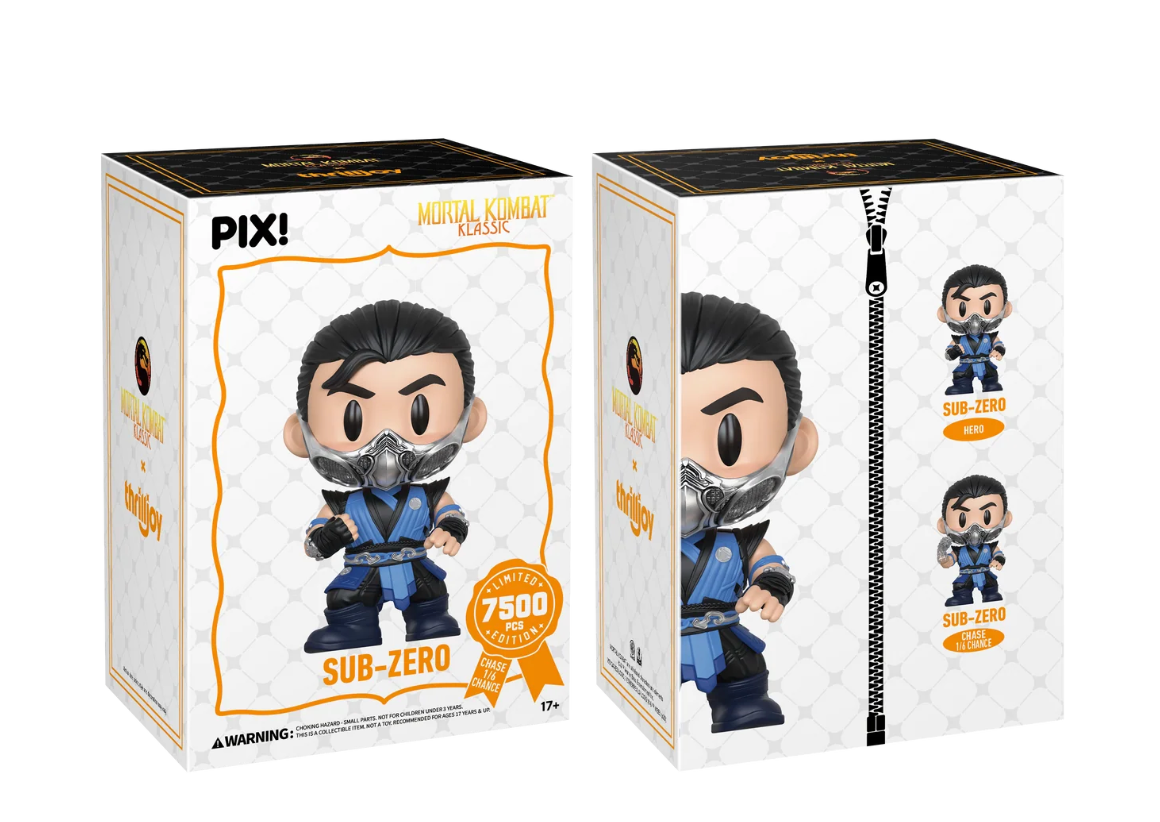 Mortal Kombat Sub-Zero Pix Vinyl Figure: The Ice Ninja
