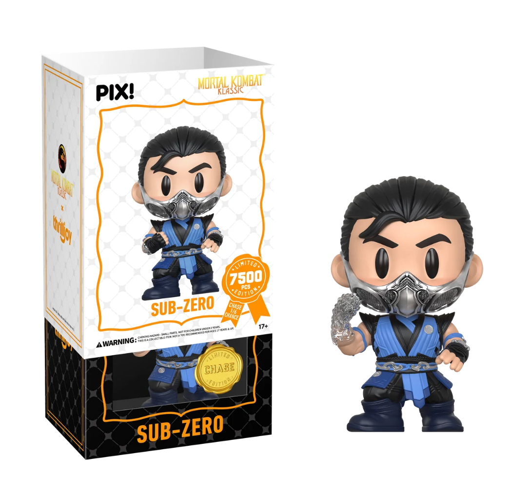 Mortal Kombat Sub-Zero Pix Vinyl Figure: The Ice Ninja