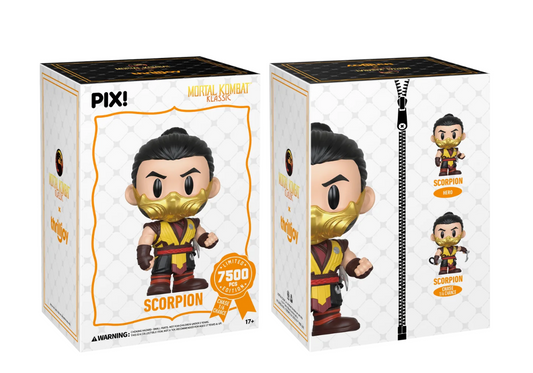 Mortal Kombat Scorpion Pix Vinyl Figure: The Fire Ninja