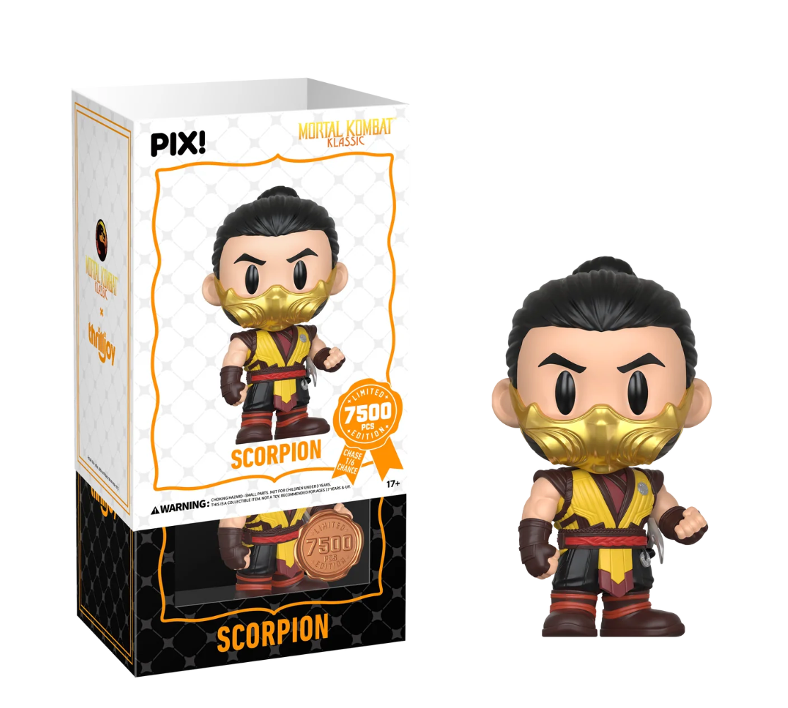 Mortal Kombat Scorpion Pix Vinyl Figure: The Fire Ninja