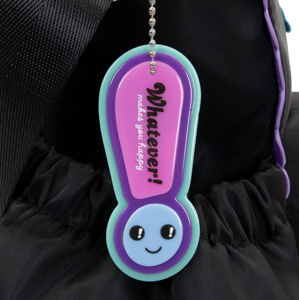Whatever! Makes You Happy Black Emotional Support Trinket Bag