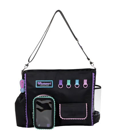 Whatever! Makes You Happy Black Emotional Support Trinket Bag
