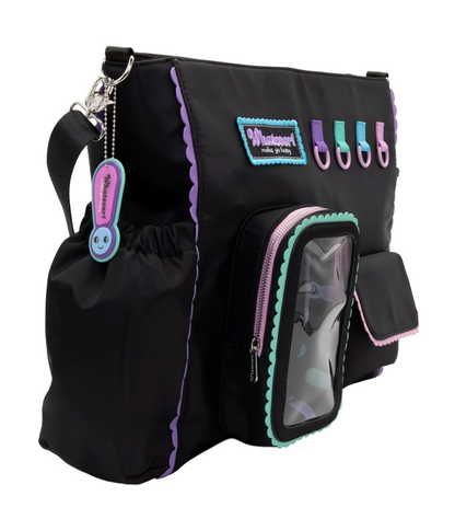 Whatever! Makes You Happy Black Emotional Support Trinket Bag