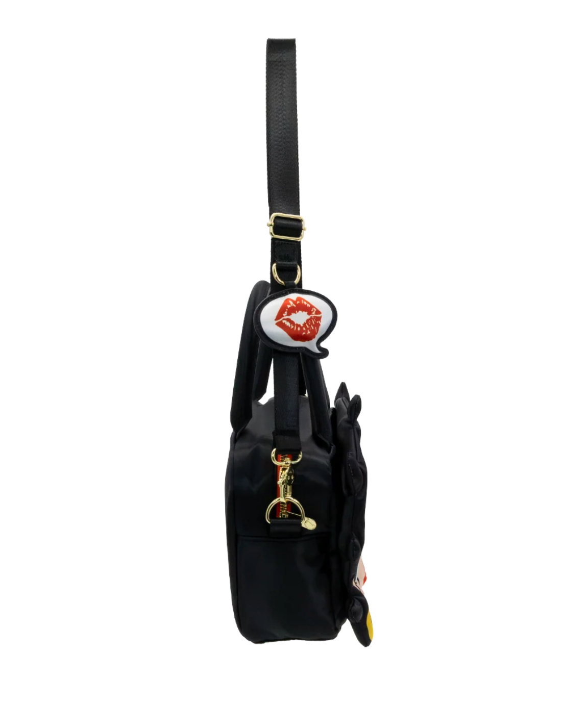 Betty Boop Head Crossbody Bag